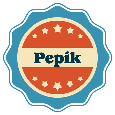 Pepik labels logo