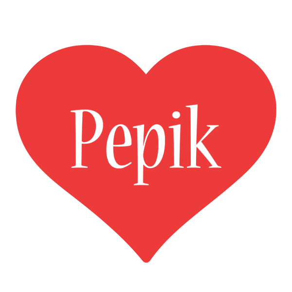 Pepik love logo