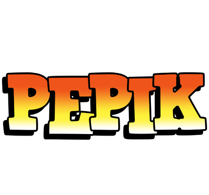 Pepik sunset logo