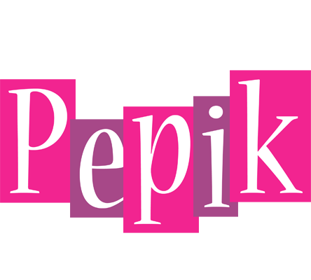 Pepik whine logo
