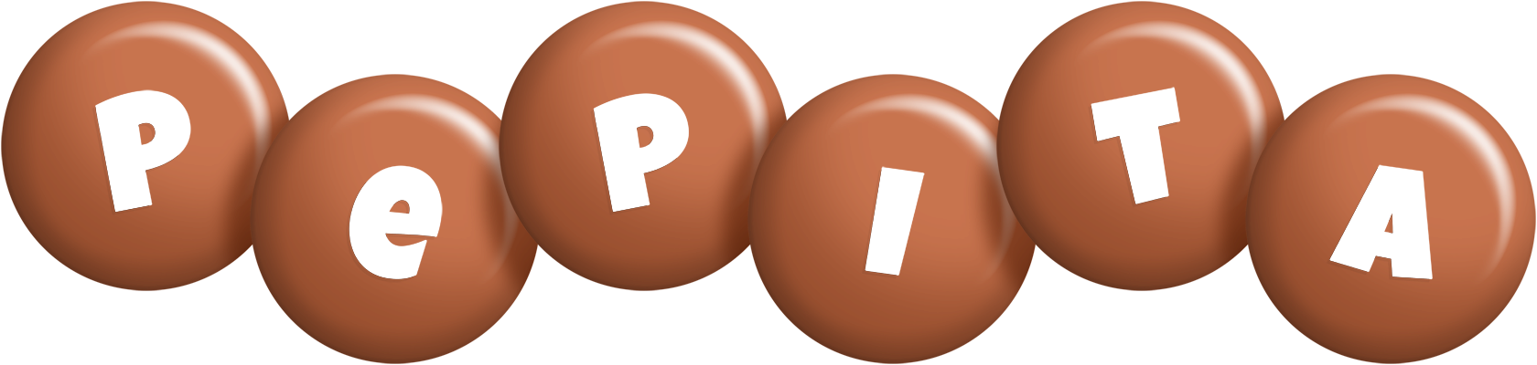 Pepita candy-brown logo