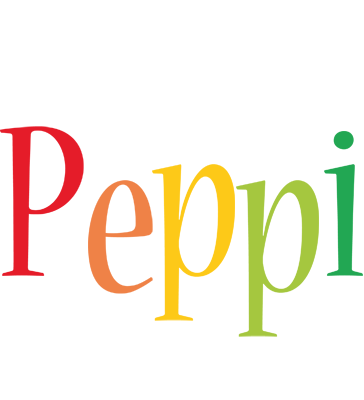 Peppi birthday logo