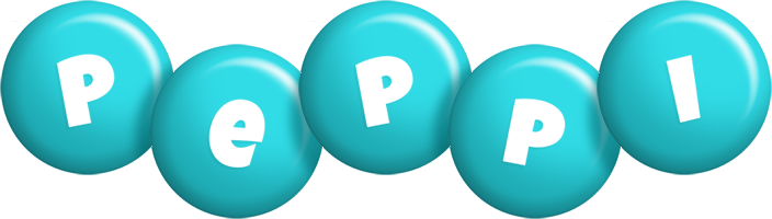 Peppi candy-azur logo