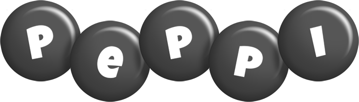 Peppi candy-black logo