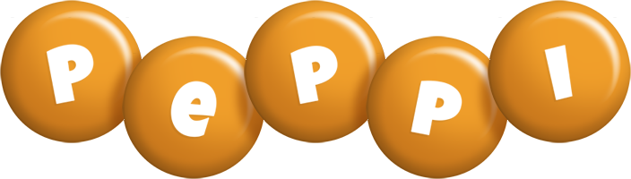 Peppi candy-orange logo