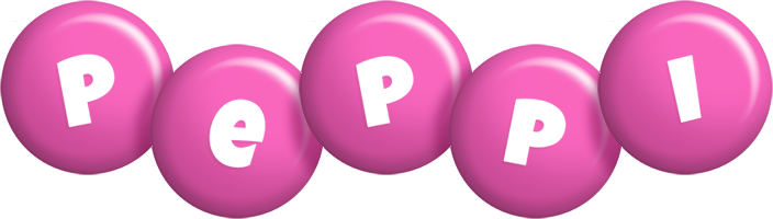 Peppi candy-pink logo