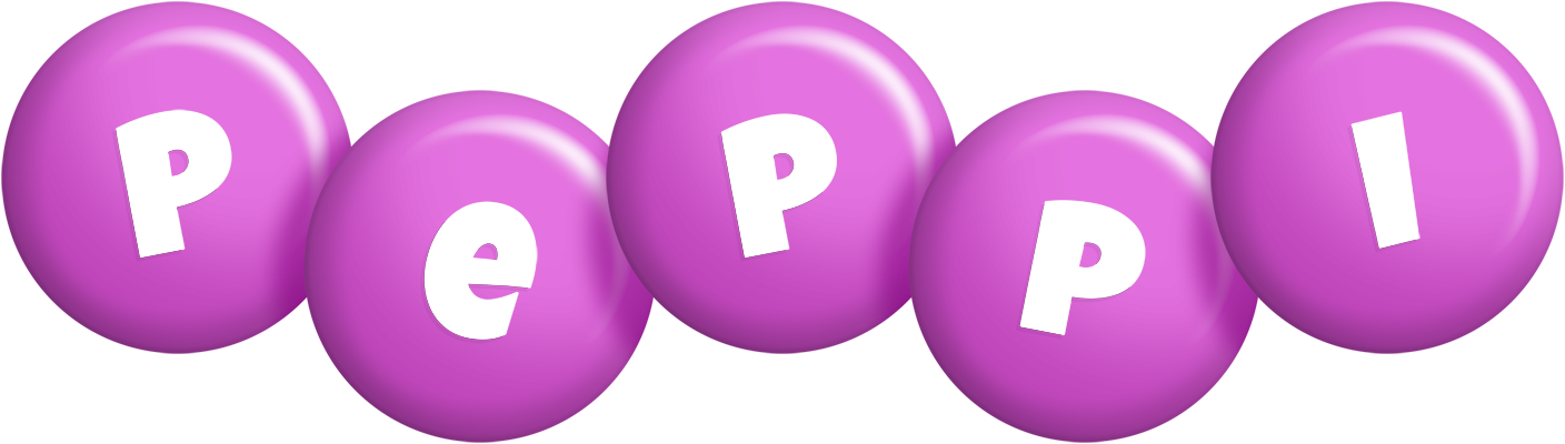 Peppi candy-purple logo