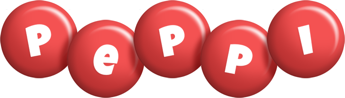 Peppi candy-red logo