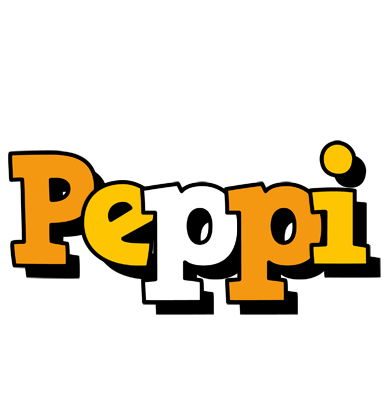 Peppi cartoon logo