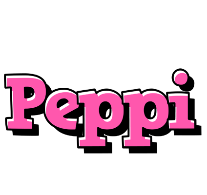 Peppi girlish logo