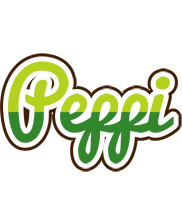 Peppi golfing logo