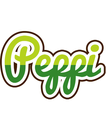 Peppi golfing logo