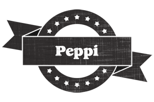 Peppi grunge logo