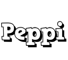 Peppi snowing logo