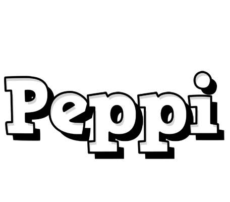 Peppi snowing logo