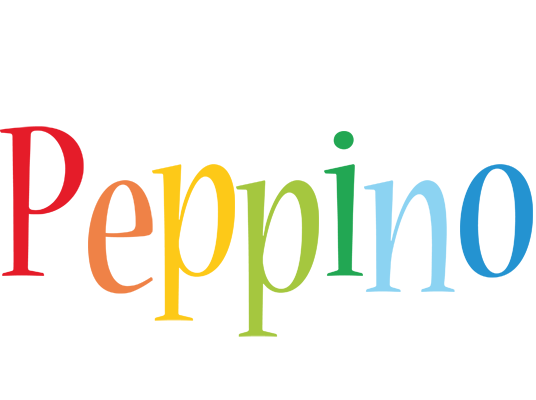 Peppino birthday logo