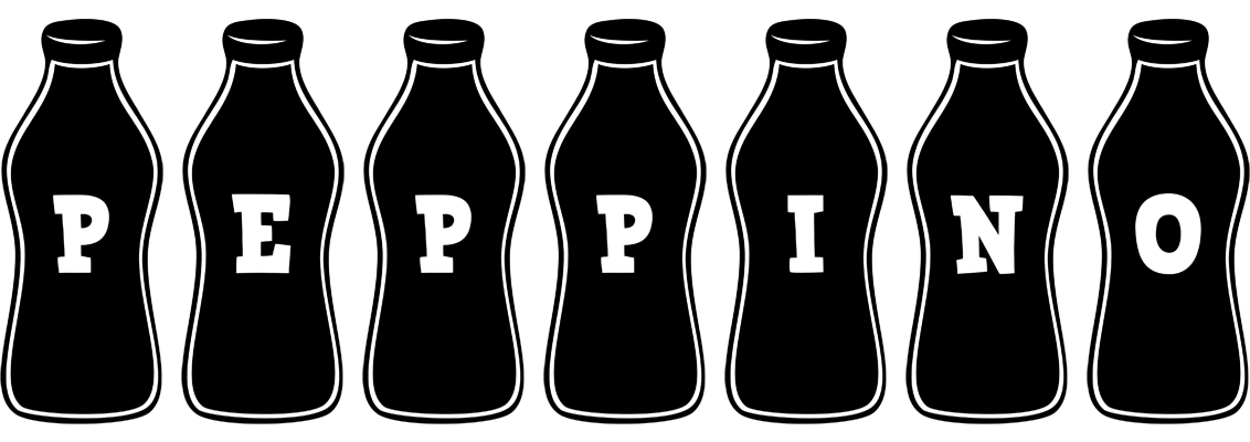 Peppino bottle logo