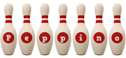 Peppino bowling-pin logo