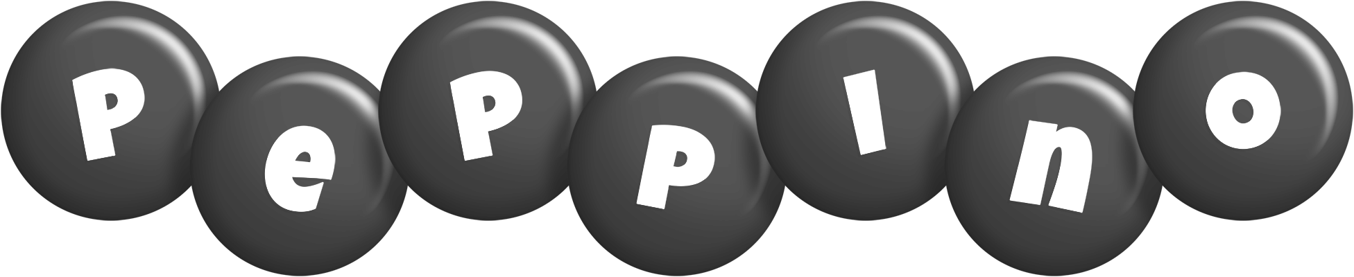 Peppino candy-black logo