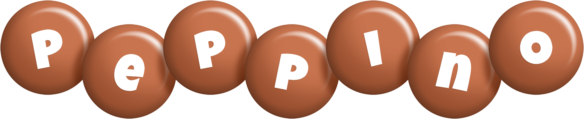Peppino candy-brown logo