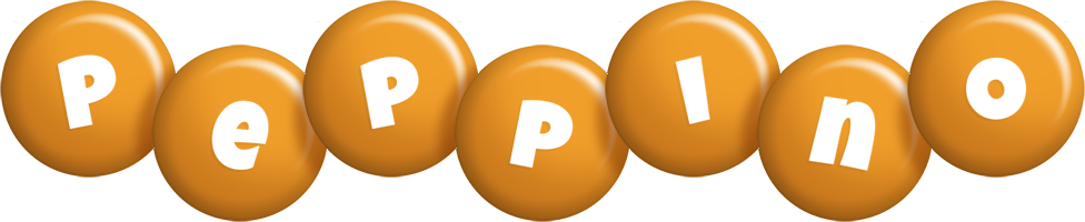 Peppino candy-orange logo