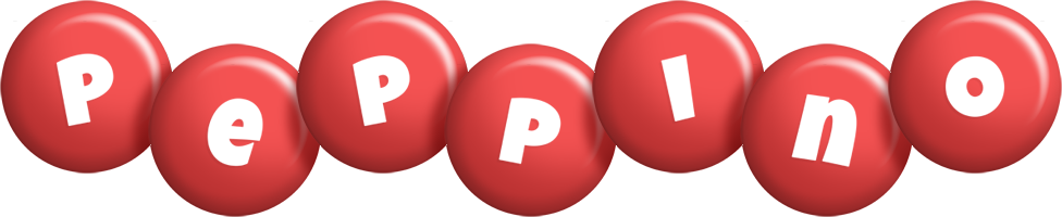 Peppino candy-red logo