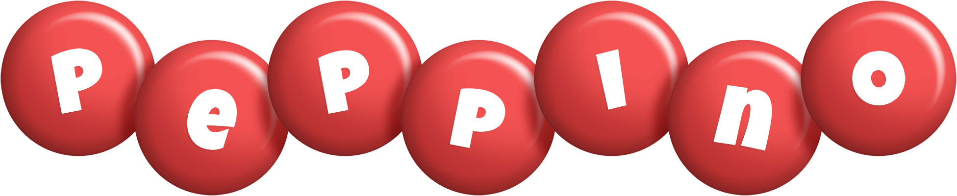 Peppino candy-red logo