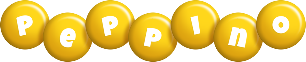 Peppino candy-yellow logo