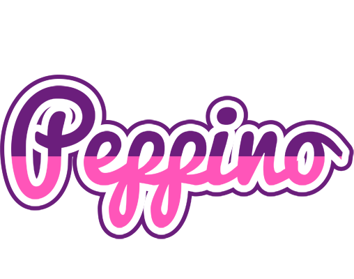 Peppino cheerful logo