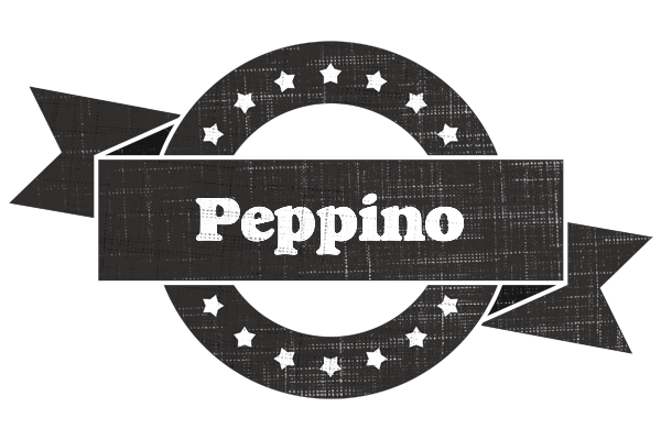Peppino grunge logo