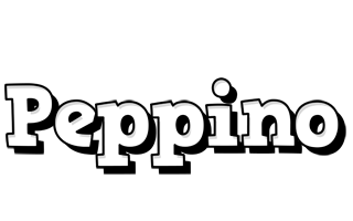 Peppino snowing logo