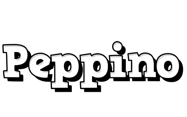 Peppino snowing logo