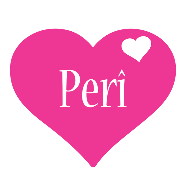 Perî love-heart logo