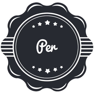 Per badge logo