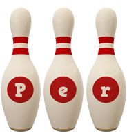 Per bowling-pin logo