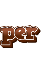 Per brownie logo