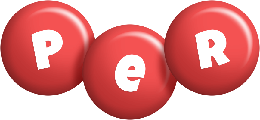 Per candy-red logo