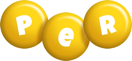 Per candy-yellow logo
