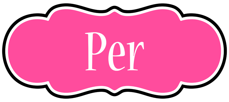 Per invitation logo