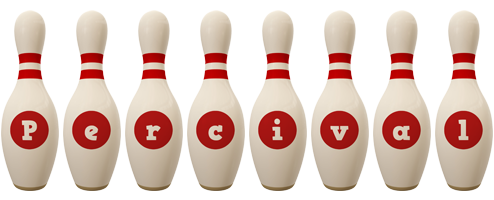 Percival bowling-pin logo