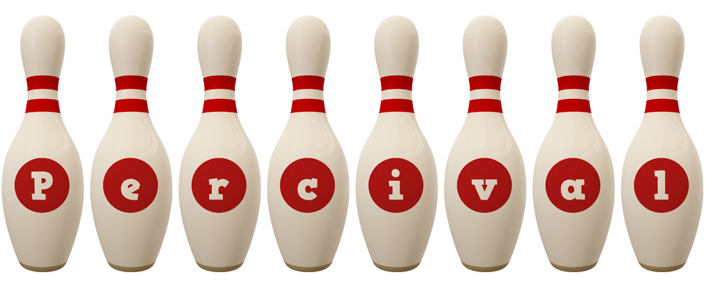Percival bowling-pin logo