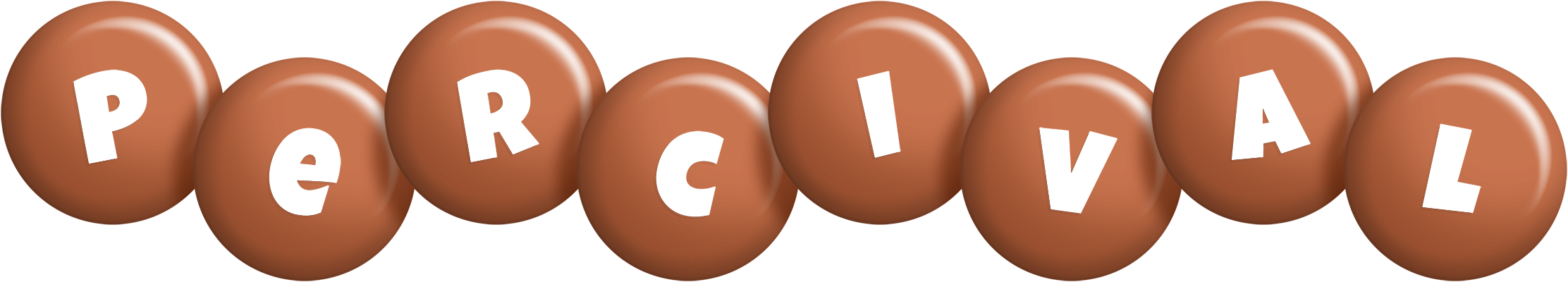 Percival candy-brown logo