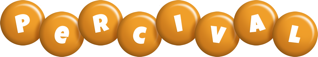 Percival candy-orange logo