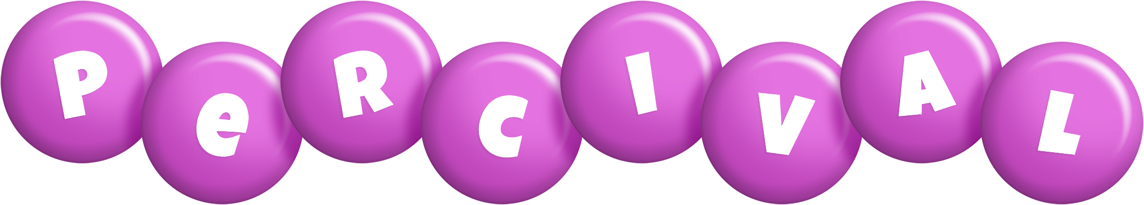 Percival candy-purple logo