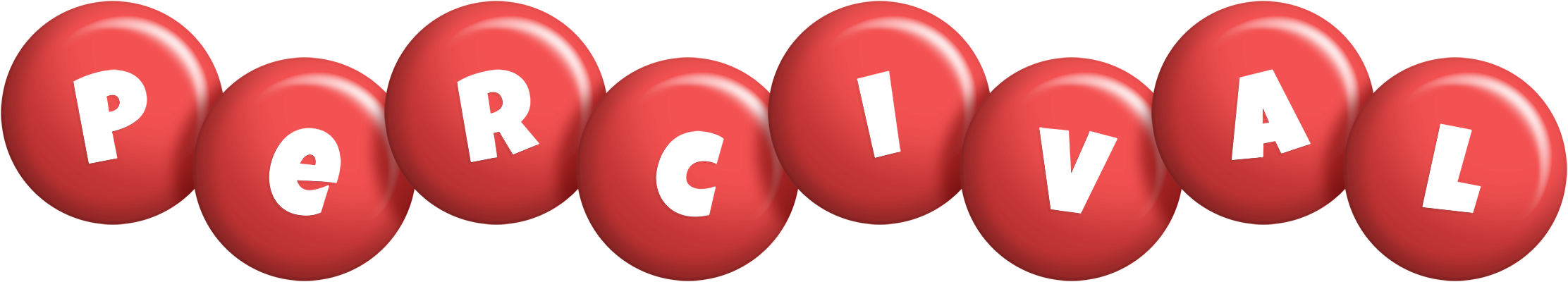 Percival candy-red logo