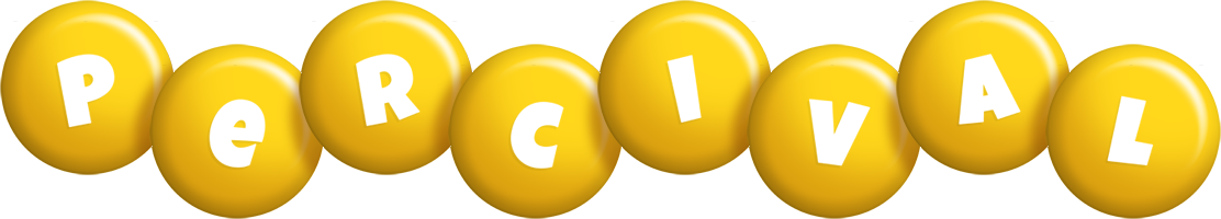 Percival candy-yellow logo