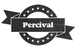 Percival grunge logo