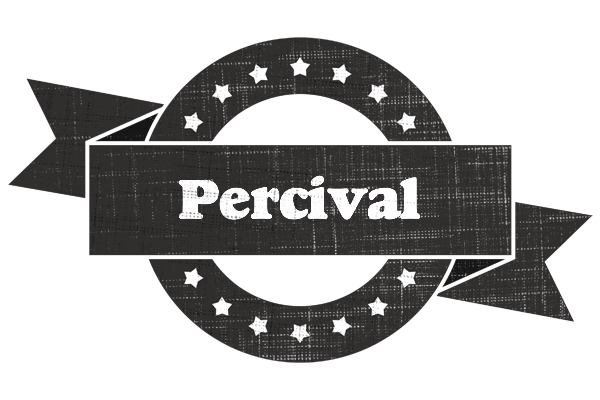 Percival grunge logo