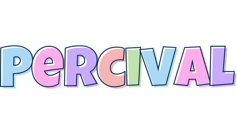 Percival pastel logo