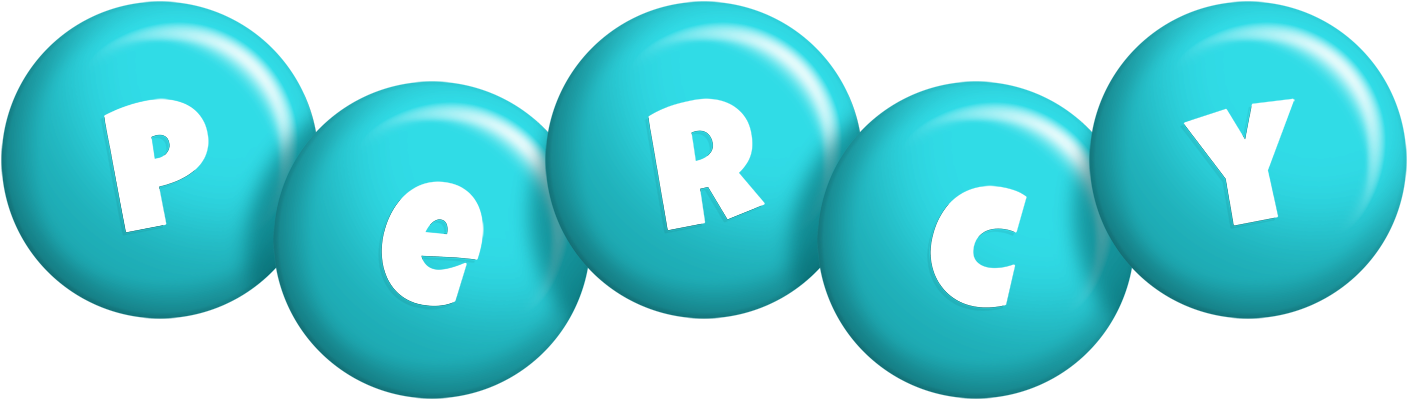 Percy candy-azur logo